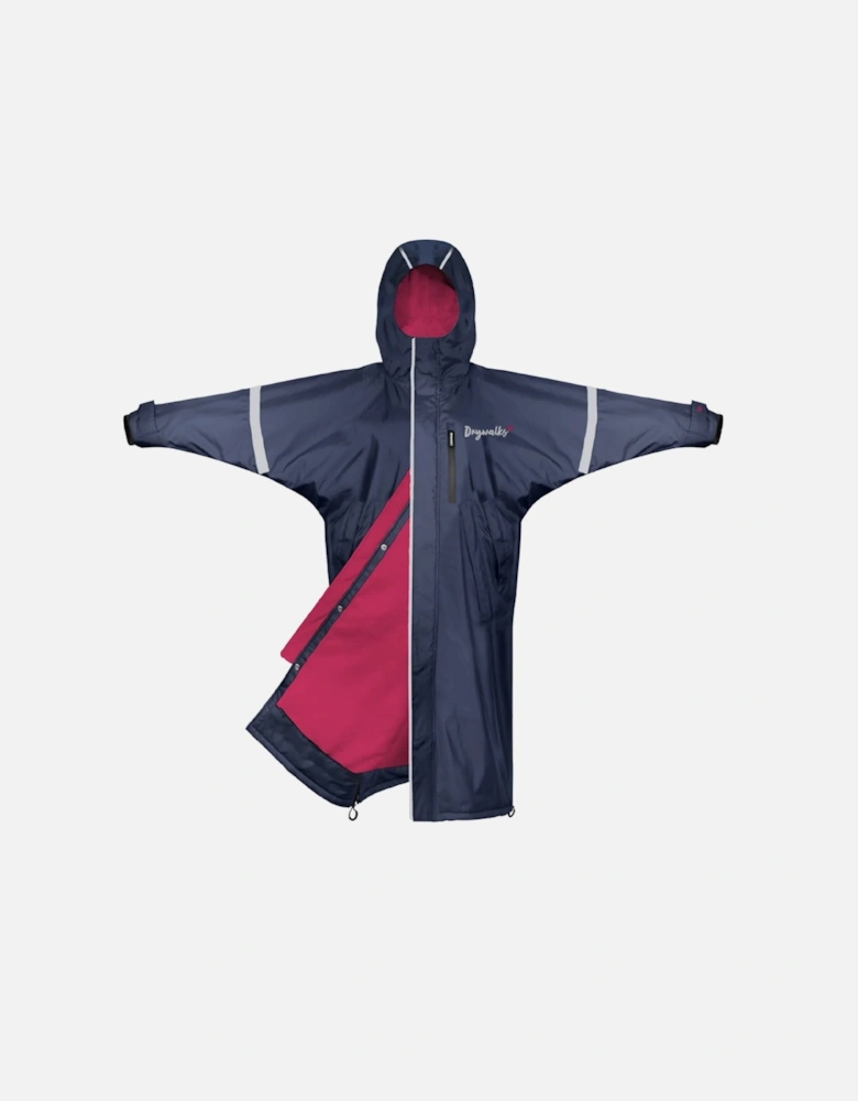 Drywalks All Seasons Coat Navy/Raspberry