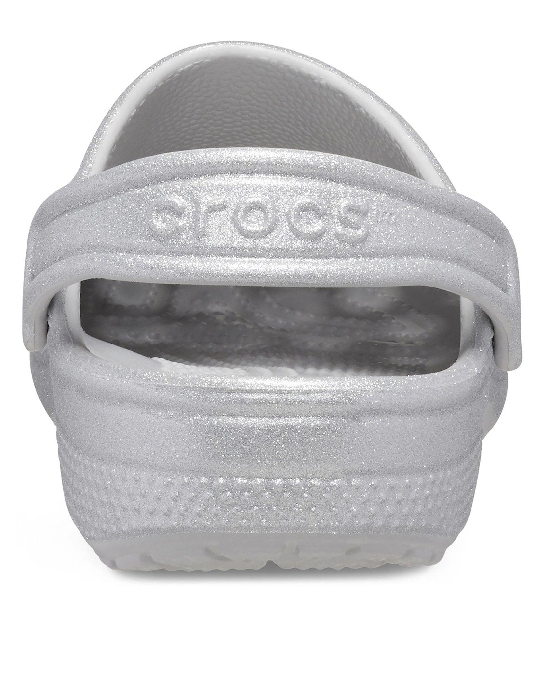 Classic Glitter Clog - Silver