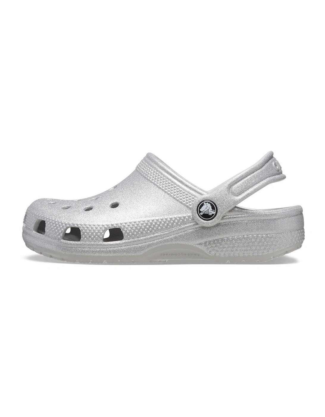 Classic Glitter Clog - Silver