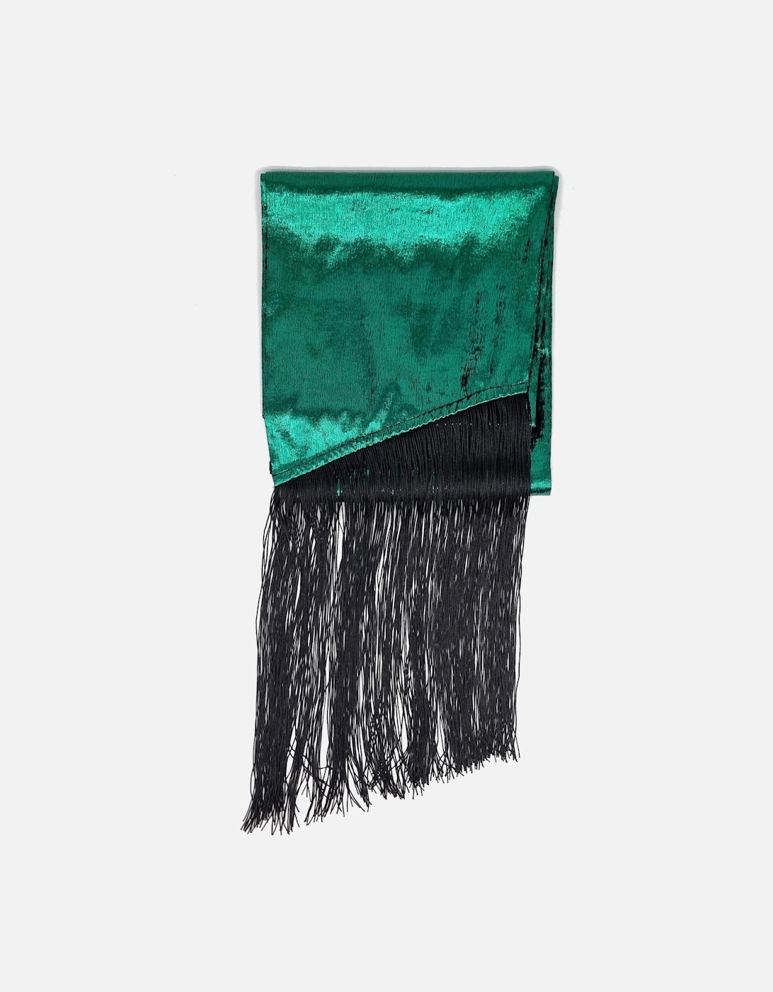 STEVIE LAME SCARF EMERALD