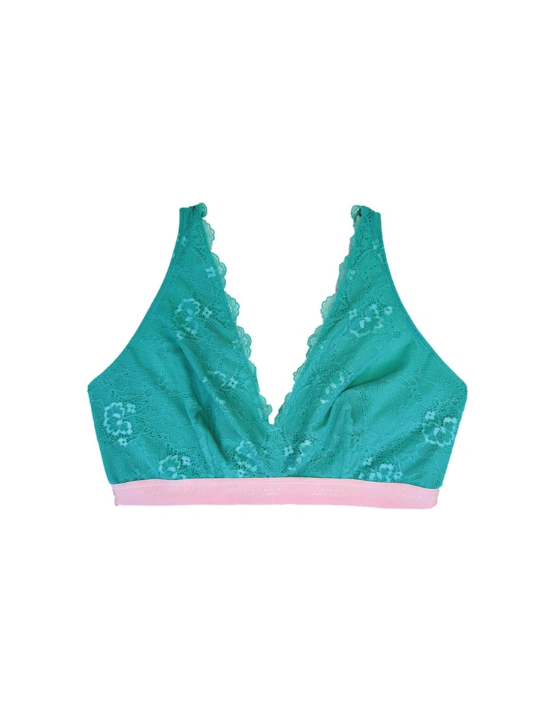 Lace Fuller Cup Bra - Aqua