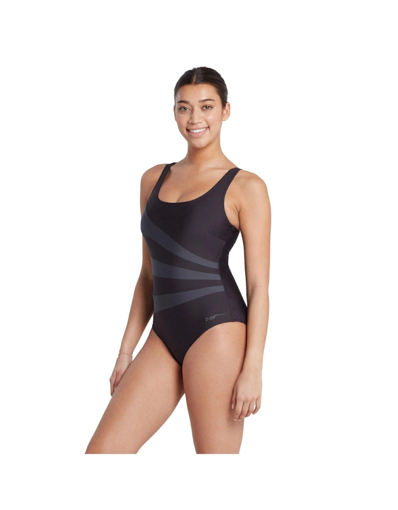 Sandon Scoopback Swimsuit - Black