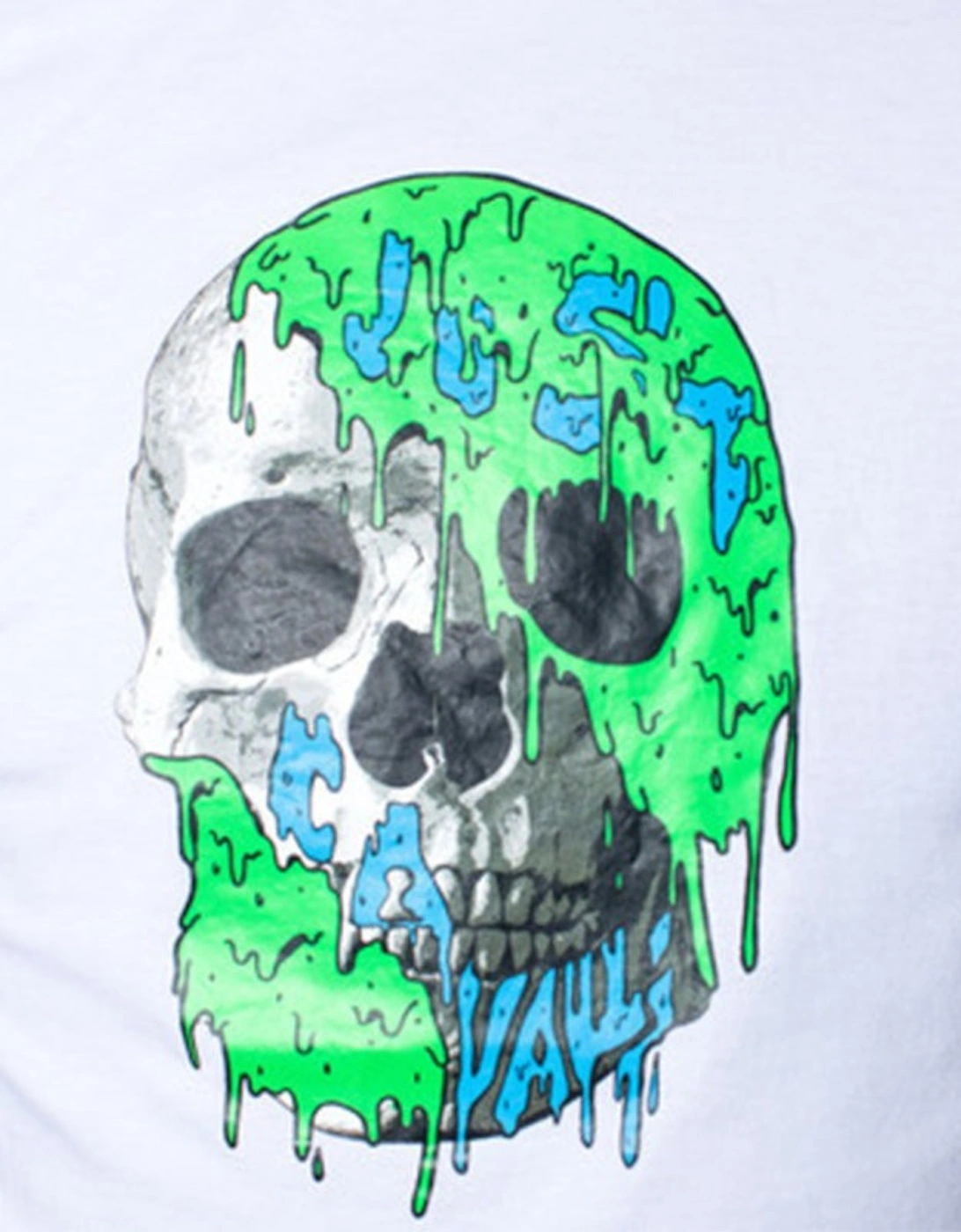 S03GC0556 Mens T Shirts Crew Neck Short Sleeve White Printed Tee