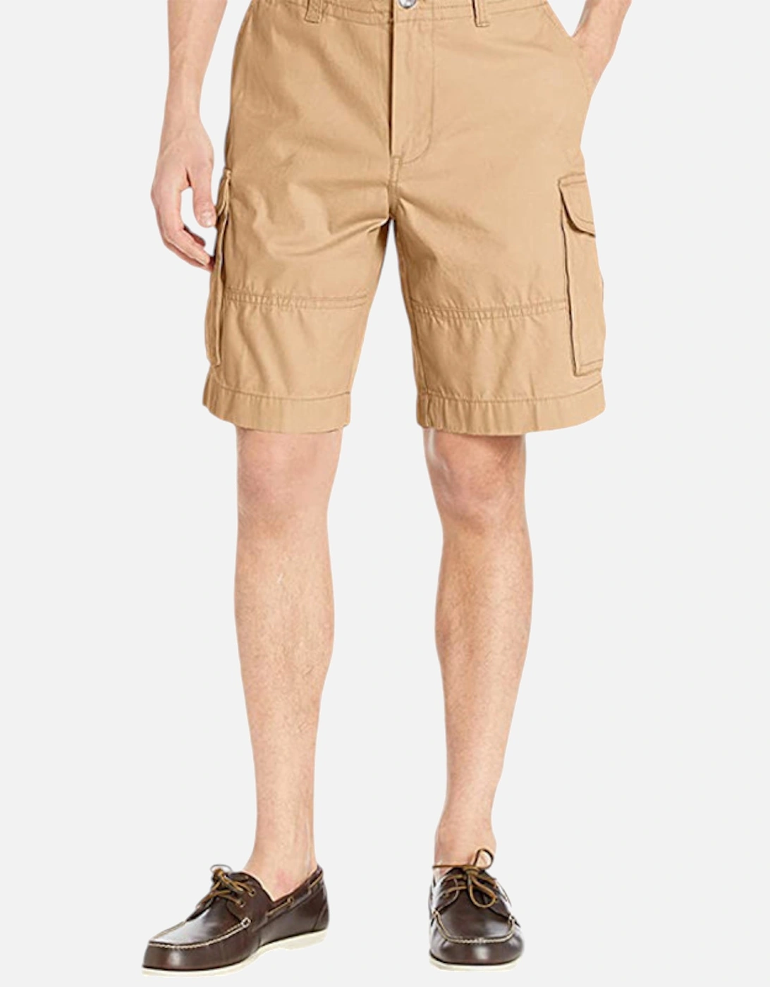 Men's TOMMY HILFIGER Mens Cargo Shorts Cotton Combat Short Casual 6 Pockets Half Pants - Green - Size: 31/32