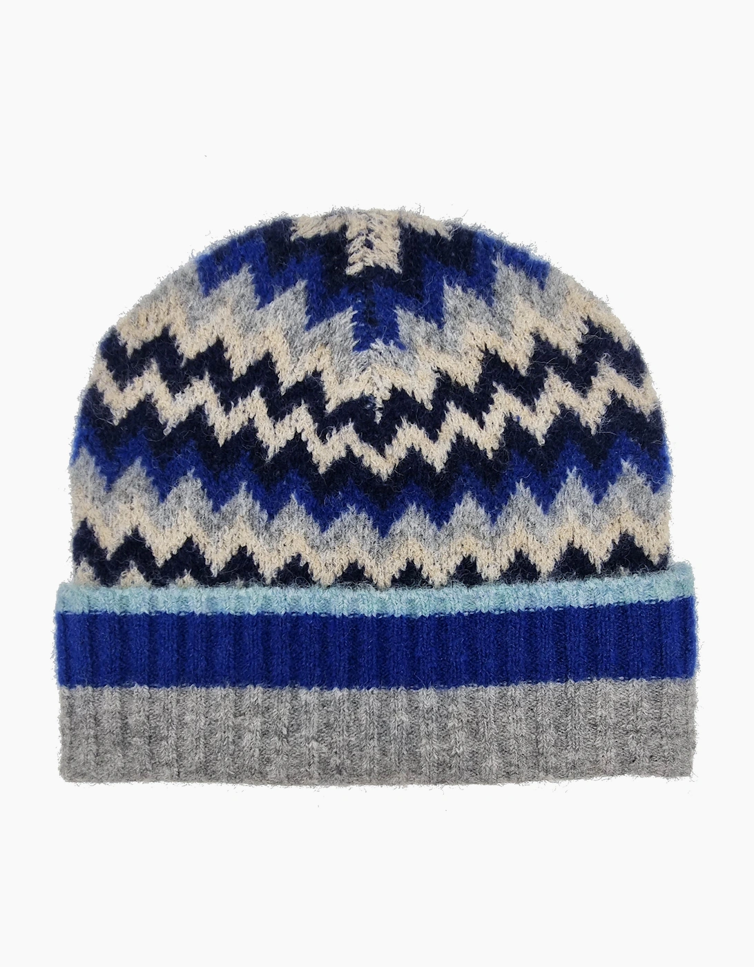 Nooki Design Women's Navy Dora Chevron Beanie In Mix  One
