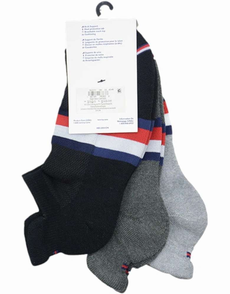 Mens Soft Cotton Ankle Socks 3Pack Low Cut Trainer Socks 6-10.5