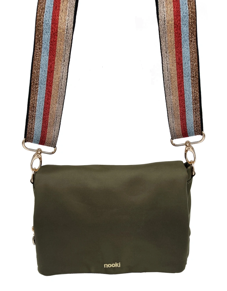 LEYTON NEW CROSS BODY BAG IN KHAKI