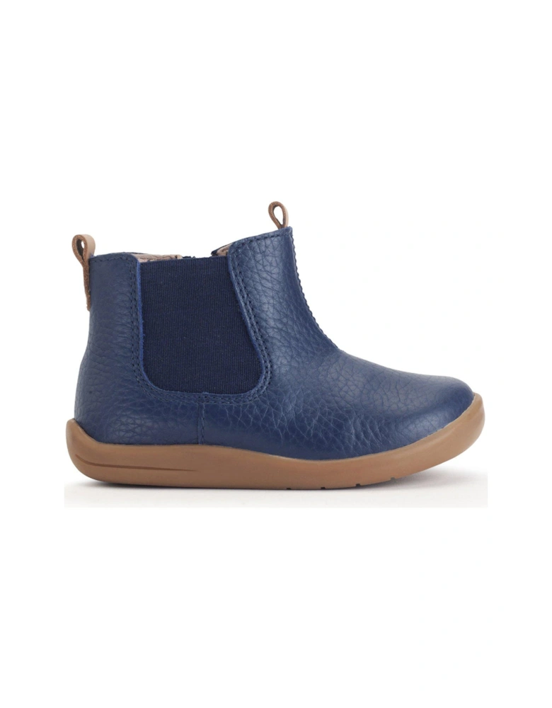 Avenue Toddler Navy Leather Chelsea Boot