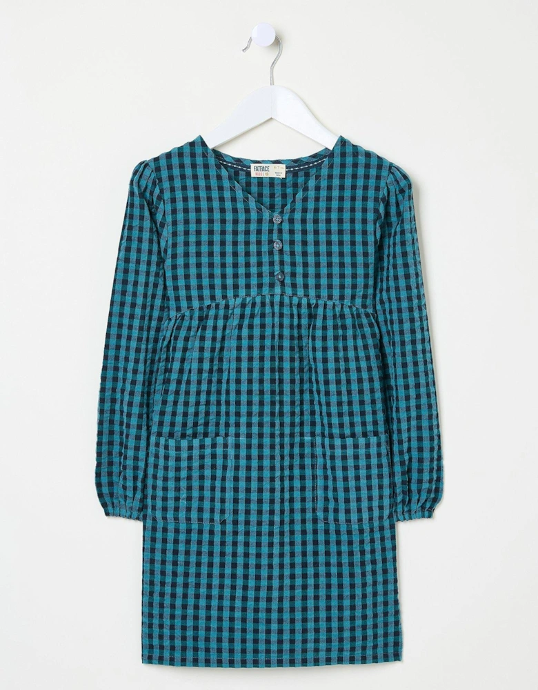 Girls Polly Gingham Dress - Multi