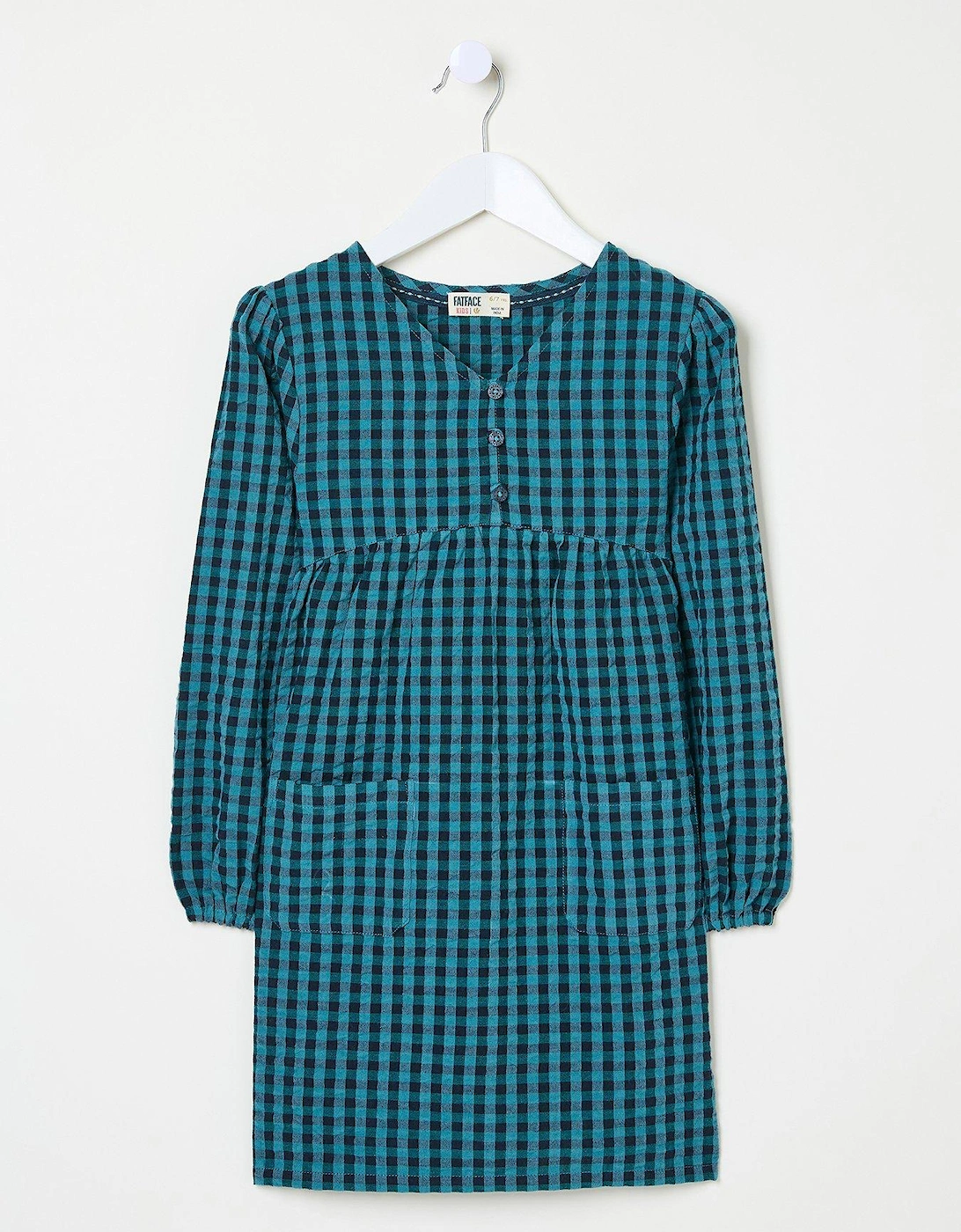 Girls Polly Gingham Dress - Multi, 5 of 4