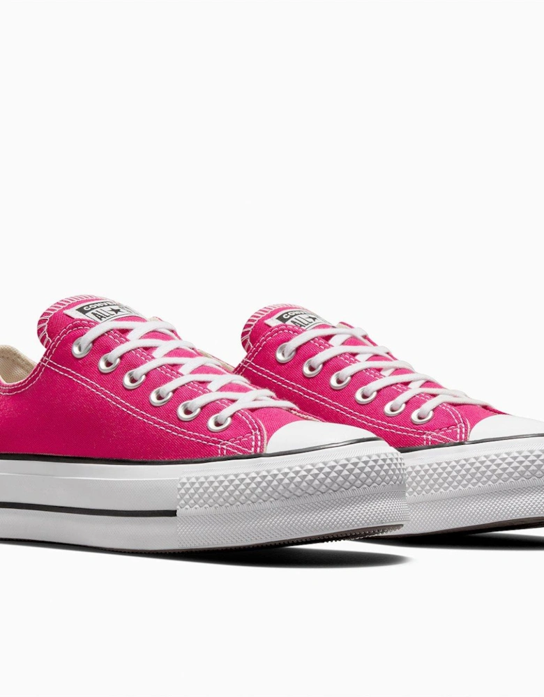 Womens Lift Seasonal Color Canvas Ox Trainers - Pink