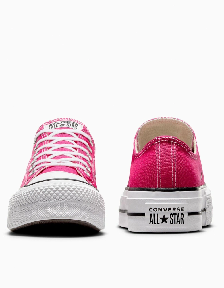 Womens Lift Seasonal Color Canvas Ox Trainers - Pink