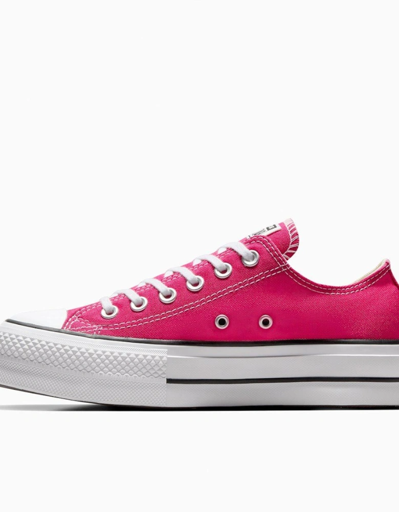 Womens Lift Seasonal Color Canvas Ox Trainers - Pink