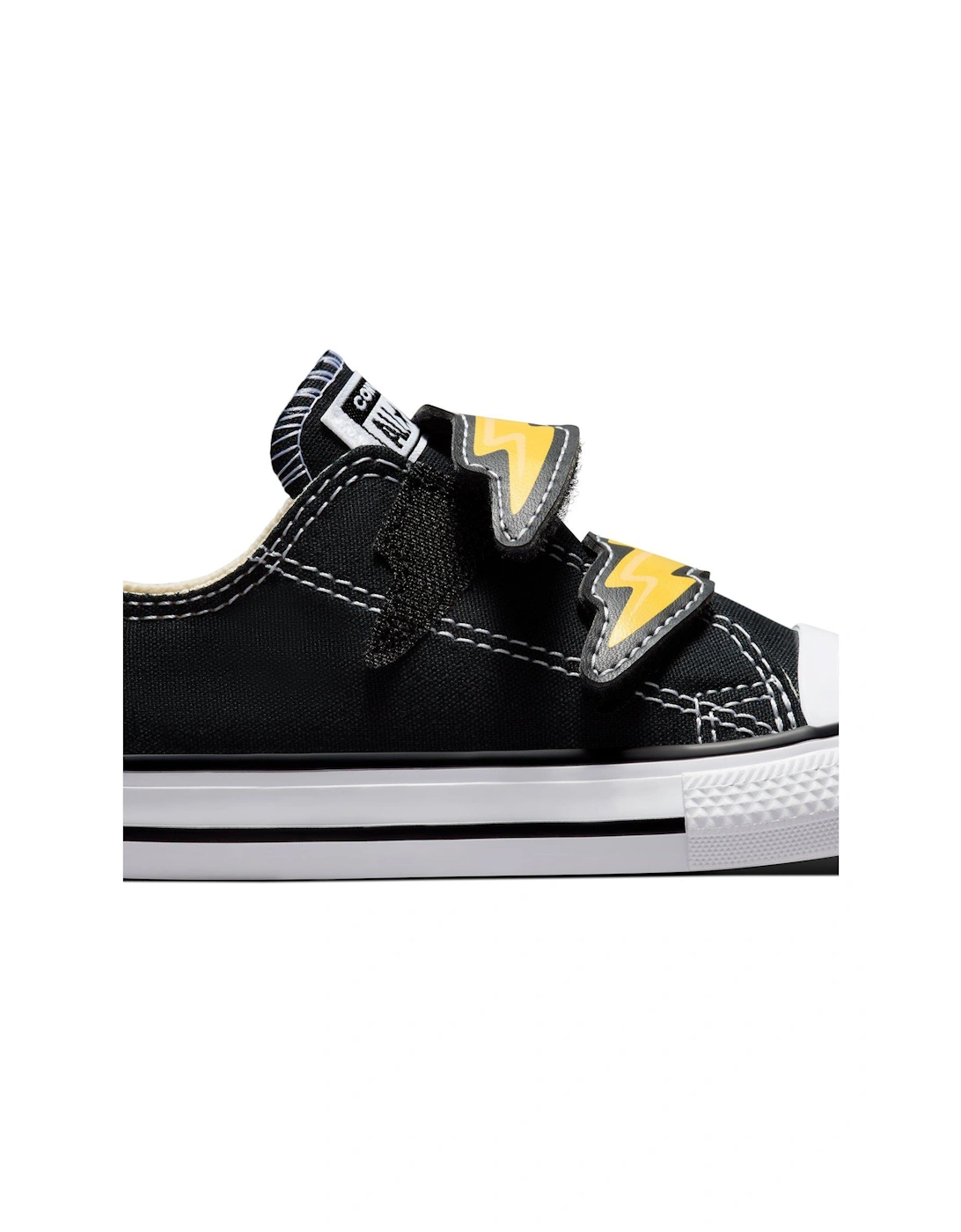 Infants Bolts Canvas Ox Trainers - Black/brown