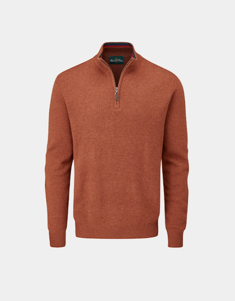 Men's Streetly 1/2 Zip Mock Neck Tiger