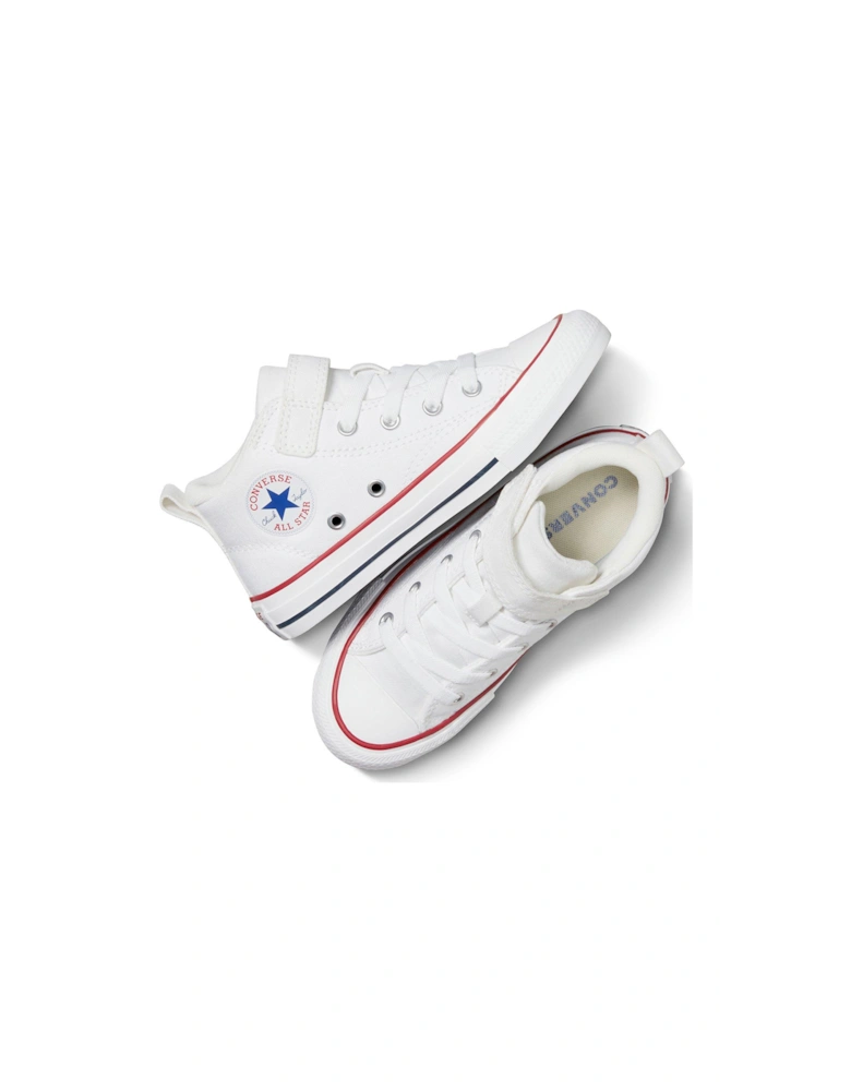 Kids Boys Malden Street Mid Top Trainers - White