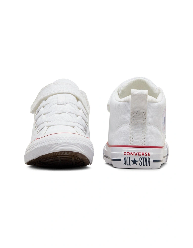 Kids Boys Malden Street Mid Top Trainers - White