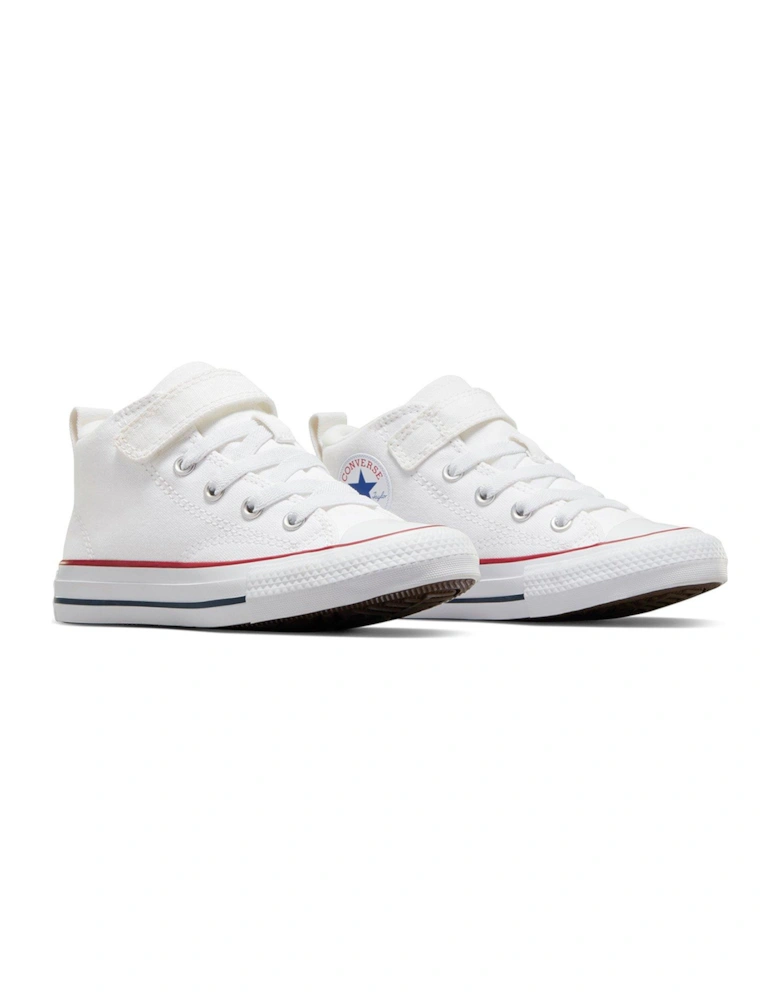 Kids Boys Malden Street Mid Top Trainers - White