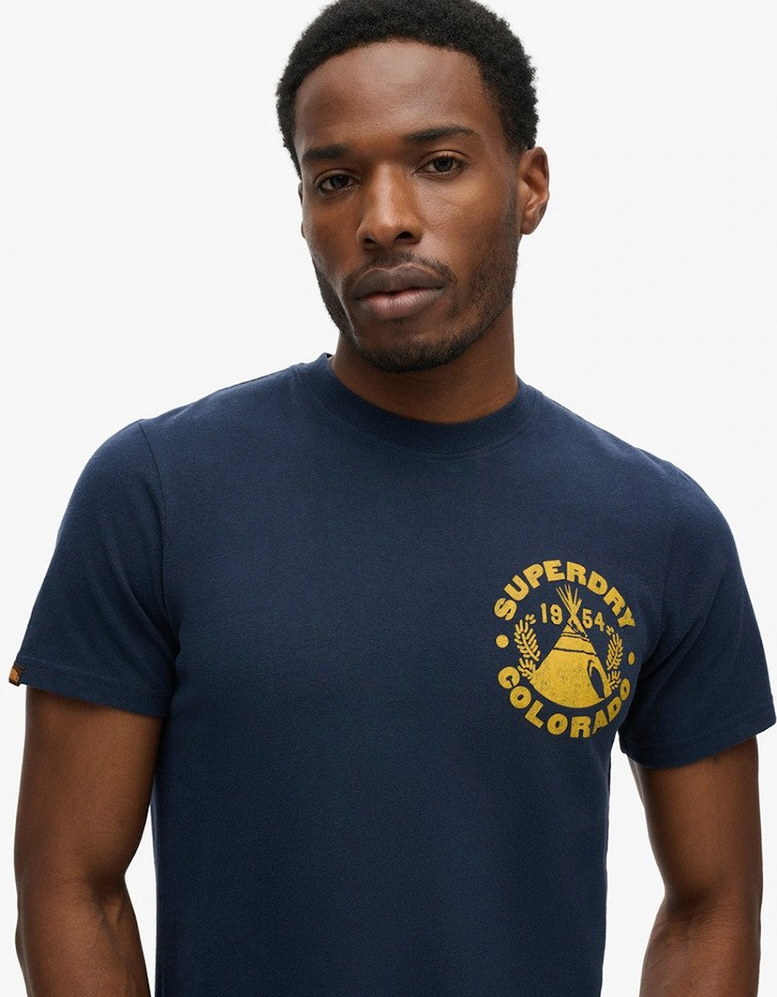 Men's LoFi Outdoor Graphic T-shirt Navy Marl