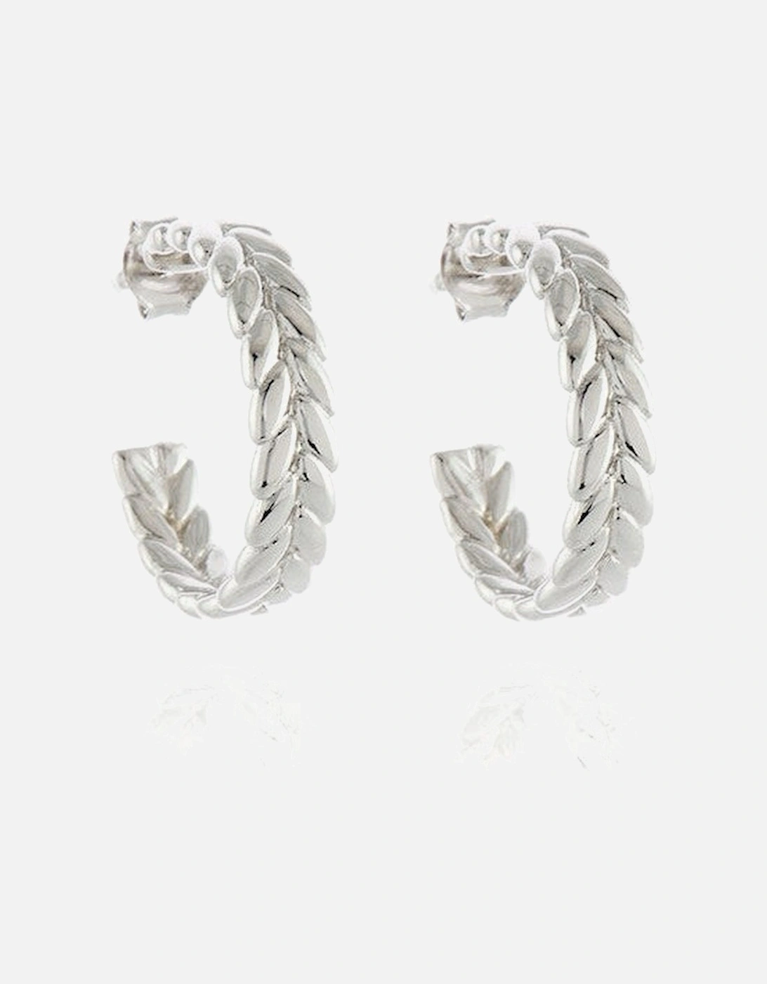 Oletta Silver Hoop Earrings, 6 of 5