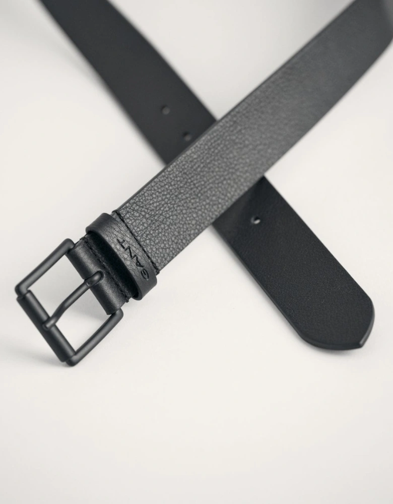 Mens Tonal Buckle Leather Belt