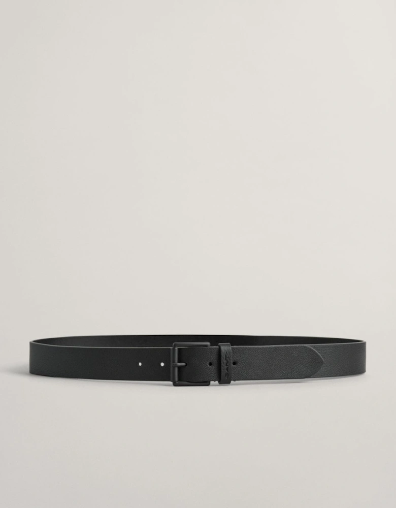 Mens Tonal Buckle Leather Belt