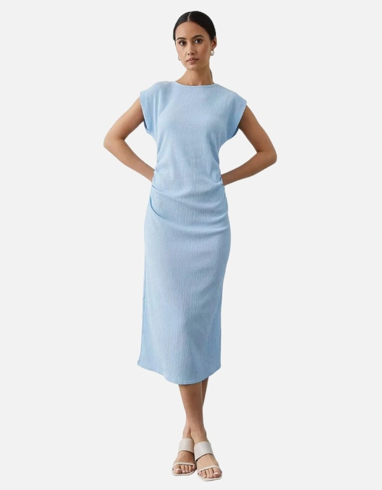 Womens/Ladies Jersey Ruched Side Midi Dress