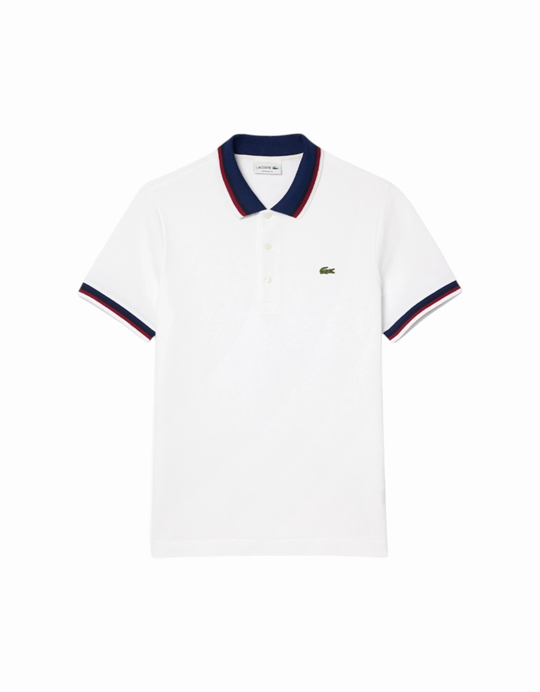 PH3461 Mens Polo Shirts Contrast Collar Regular Fit Pique Tennis Shirt