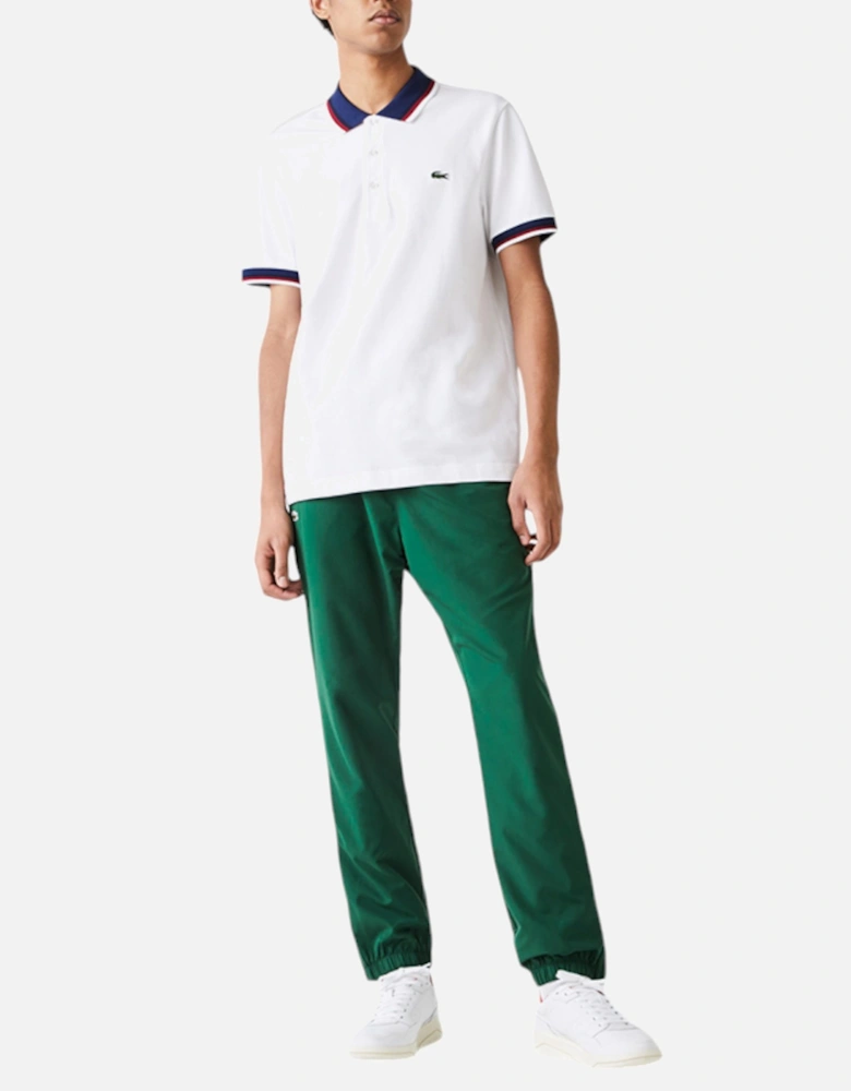 PH3461 Mens Polo Shirts Contrast Collar Regular Fit Pique Tennis Shirt