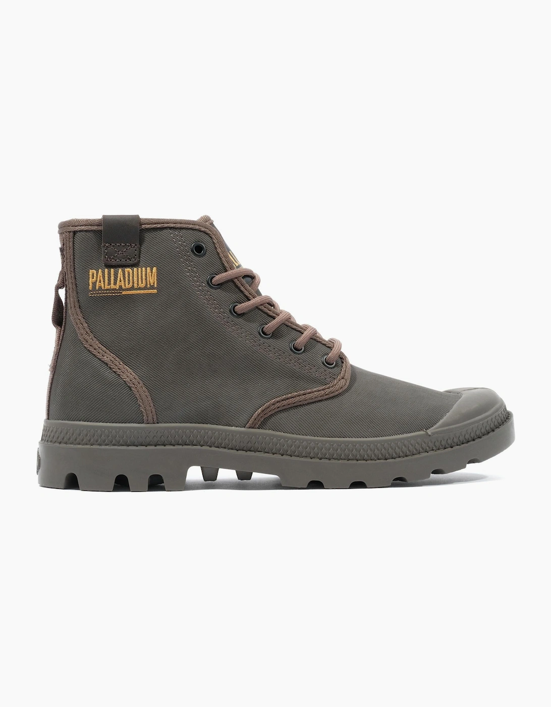 Men's Palladium Mens Pampa Hi Coated High Rise Lace Up Boots - Brown - Size: 5