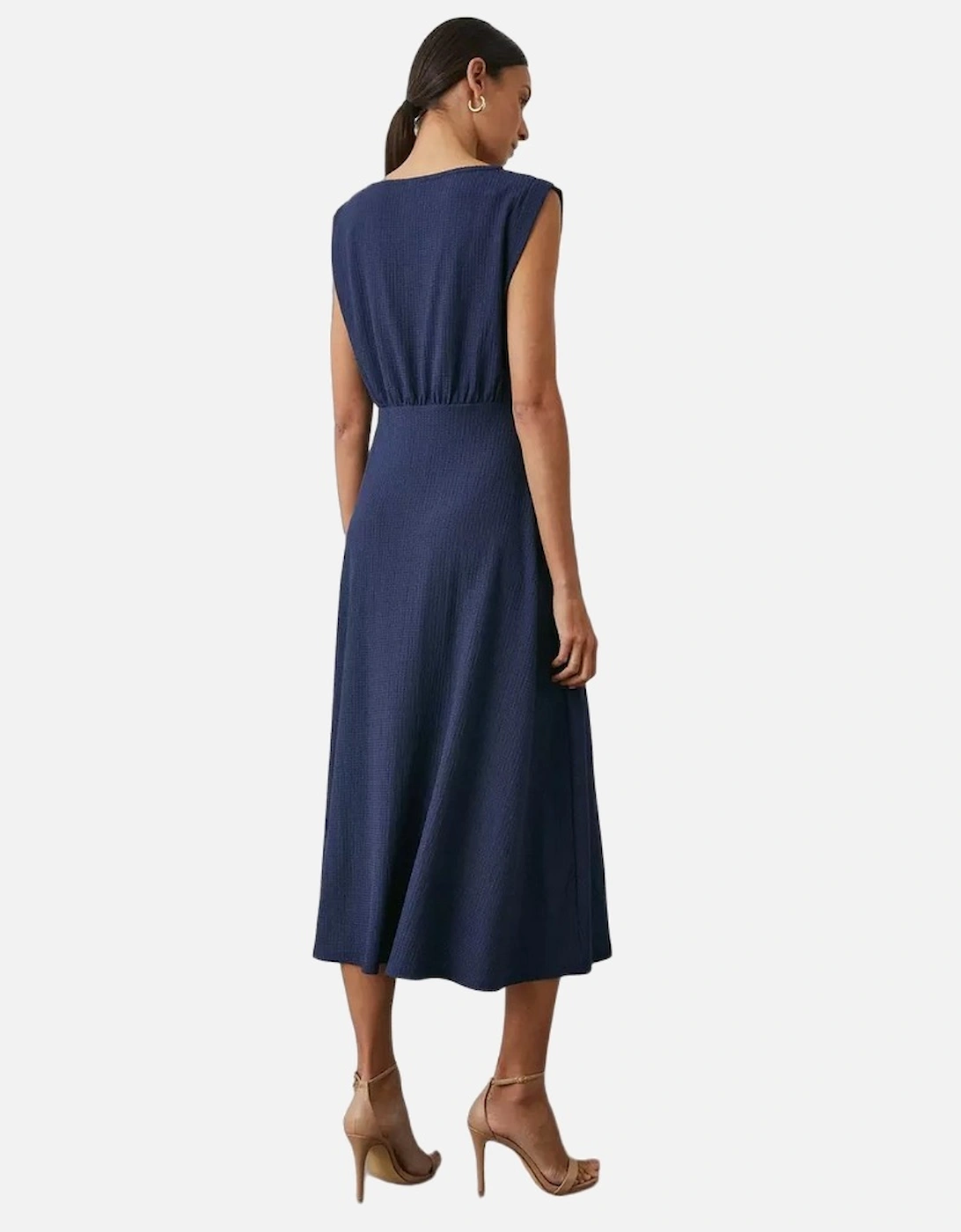 Womens/Ladies Jersey Belt Midi Dress