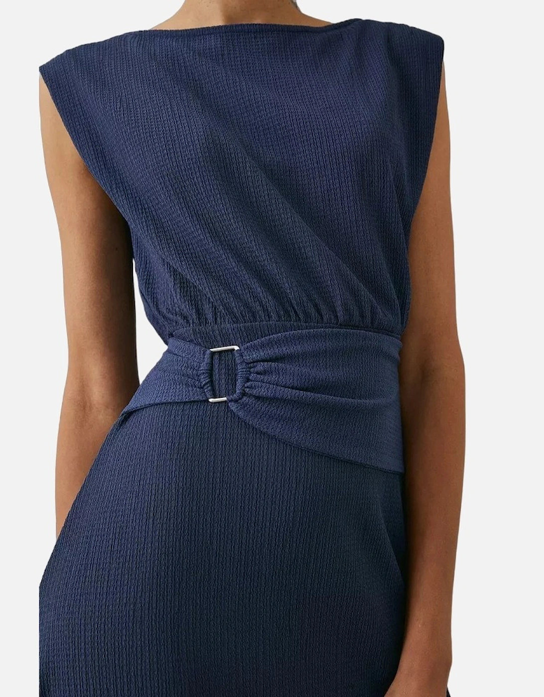 Womens/Ladies Jersey Belt Midi Dress