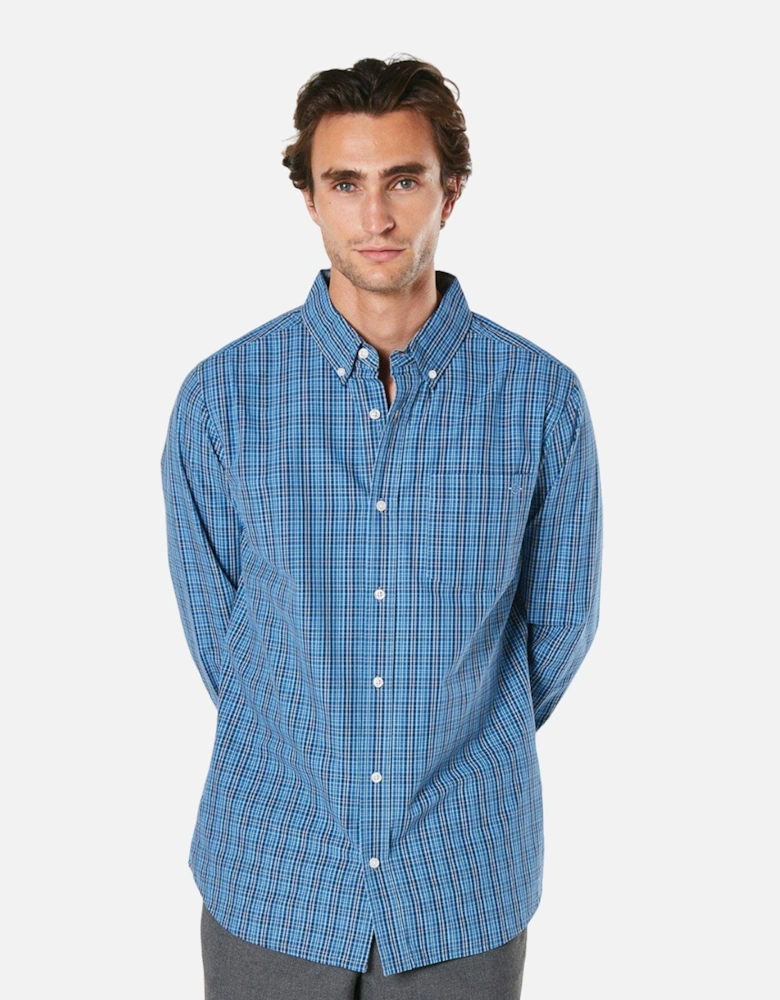 Mens Berg Check Long-Sleeved Shirt