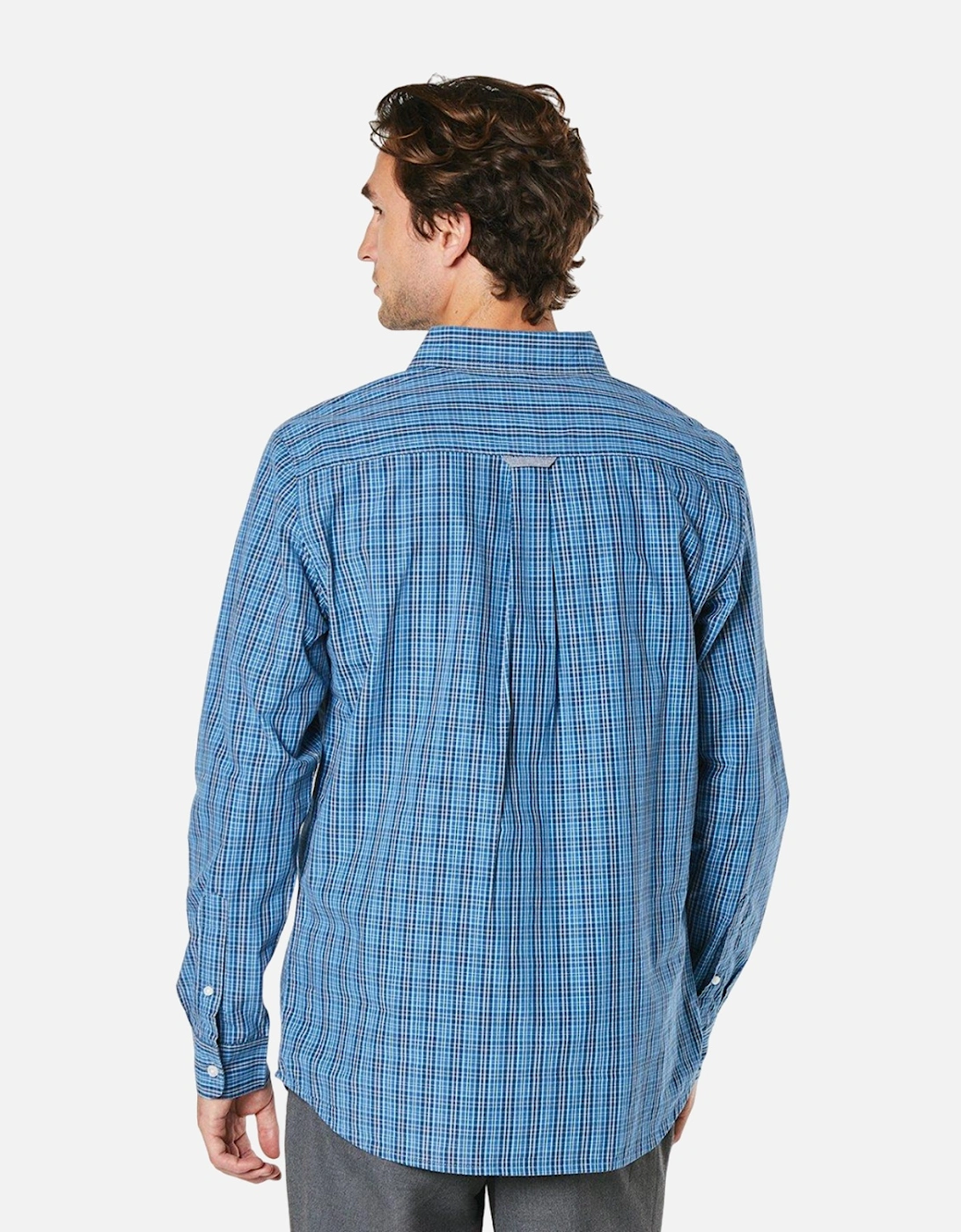 Mens Berg Check Long-Sleeved Shirt