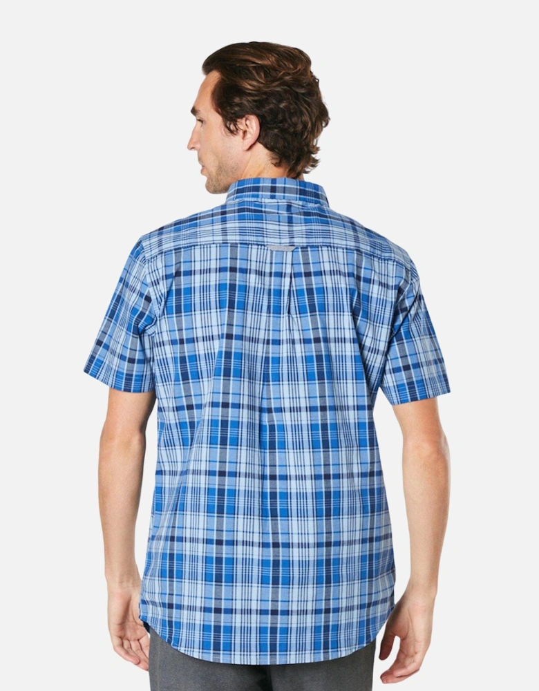 Mens Blake Check Short-Sleeved Shirt