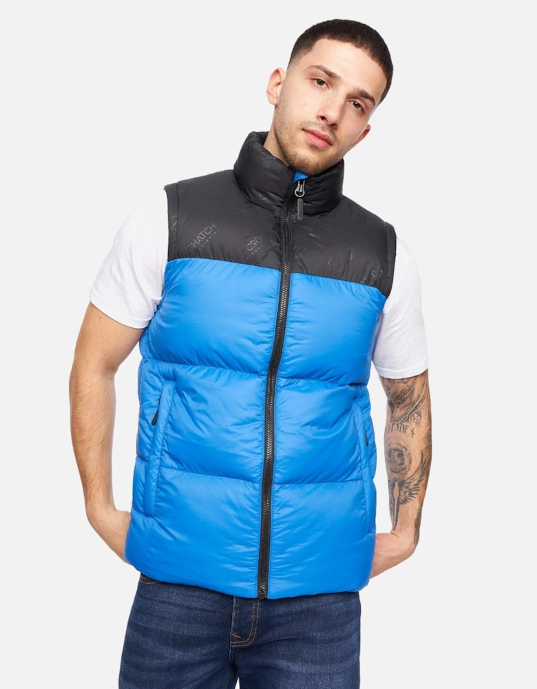 Mens Demerley Contrast Panel Gilet