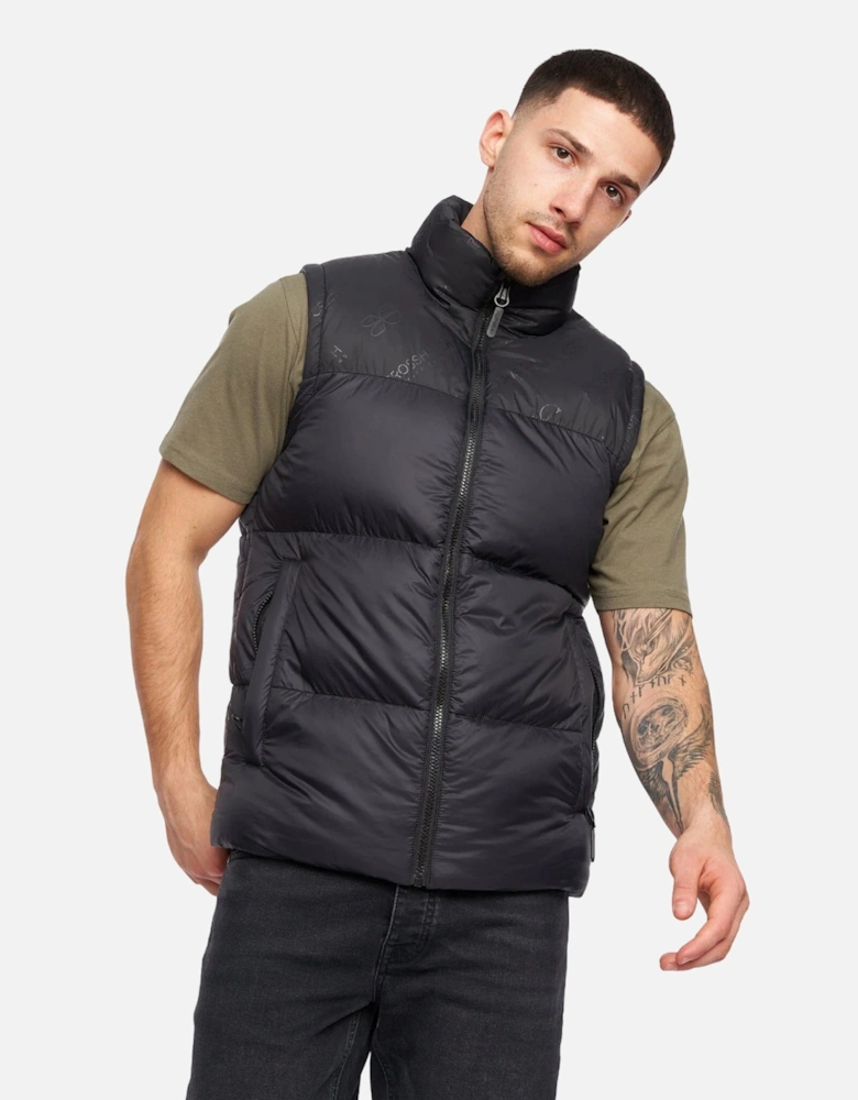 Mens Demerley Contrast Panel Gilet