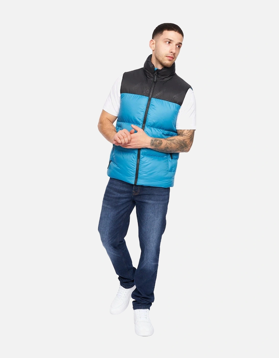 Mens Demerley Contrast Panel Gilet