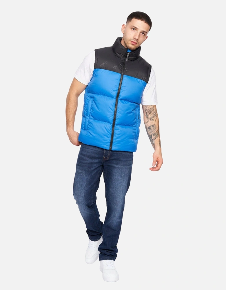 Mens Demerley Contrast Panel Gilet