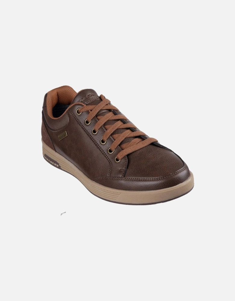 Mens Cavell Sparkman Faux Leather Trainers