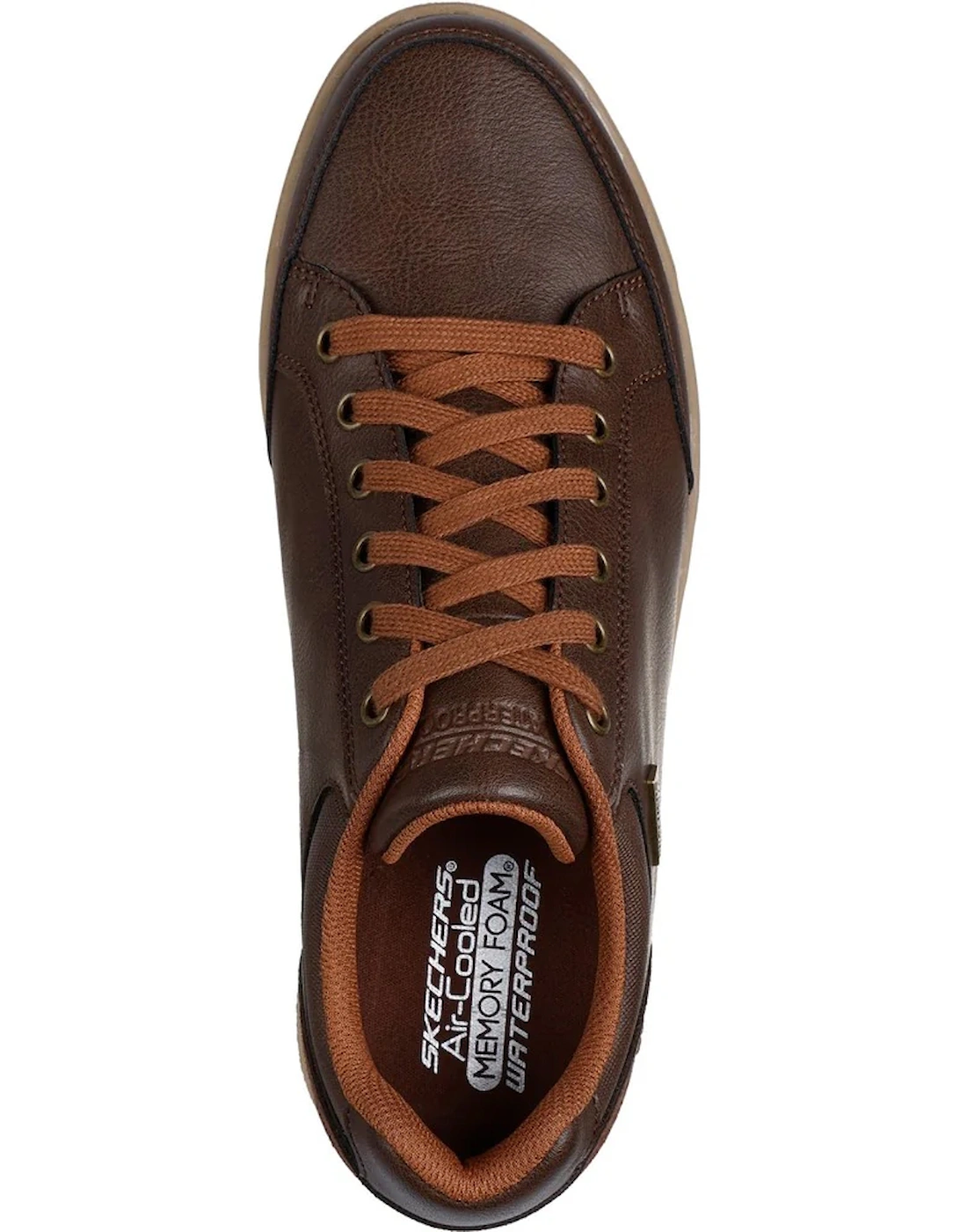 Mens Cavell Sparkman Faux Leather Trainers