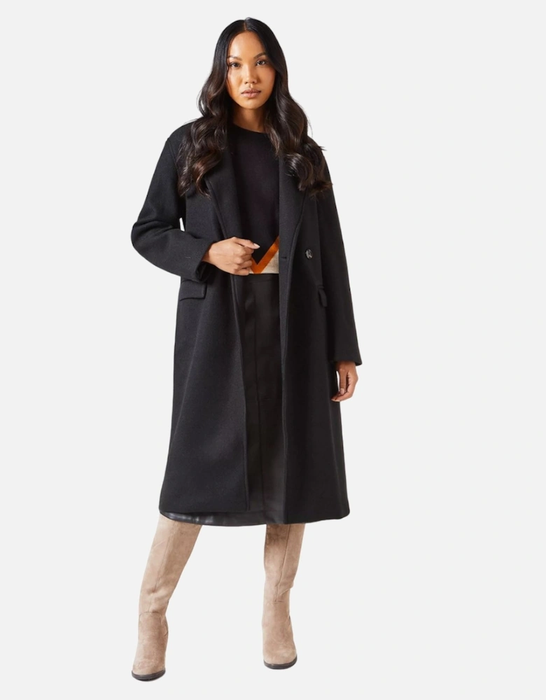 Womens/Ladies Maxi Double Breasted Coat