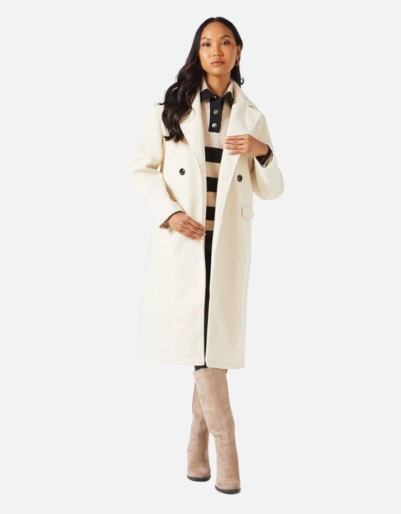 Womens/Ladies Maxi Double Breasted Coat