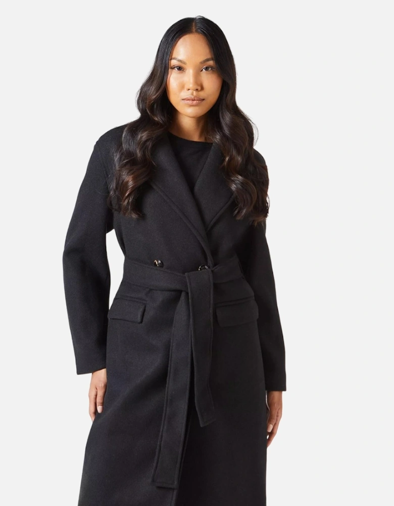 Womens/Ladies Maxi Double Breasted Coat