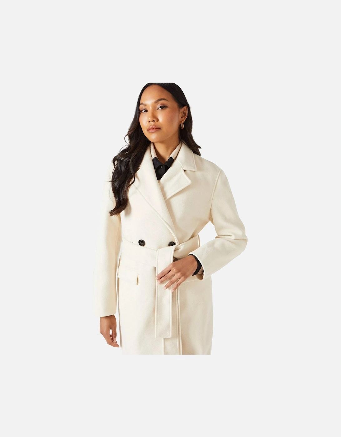 Womens/Ladies Maxi Double Breasted Coat