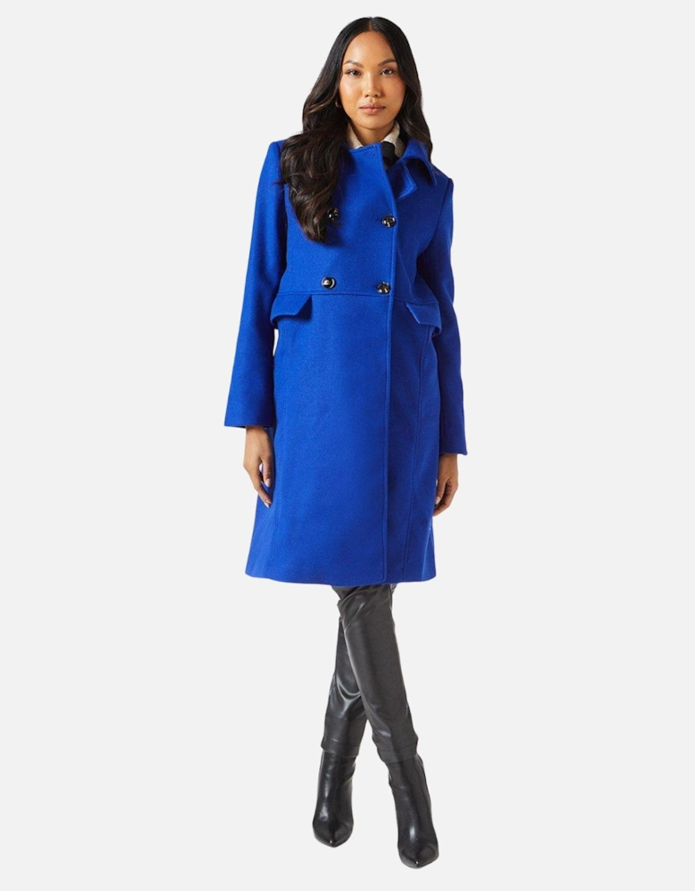 Womens/Ladies Double-Breasted Dolly Coat