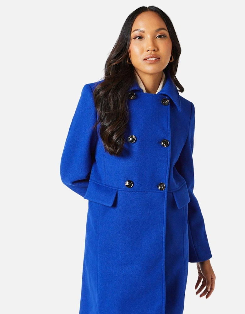 Womens/Ladies Double-Breasted Dolly Coat