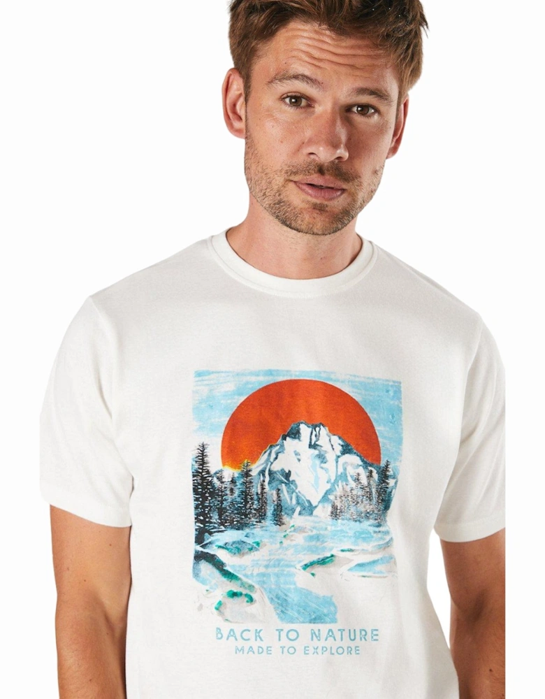 Mens Back To Nature Printed T-Shirt