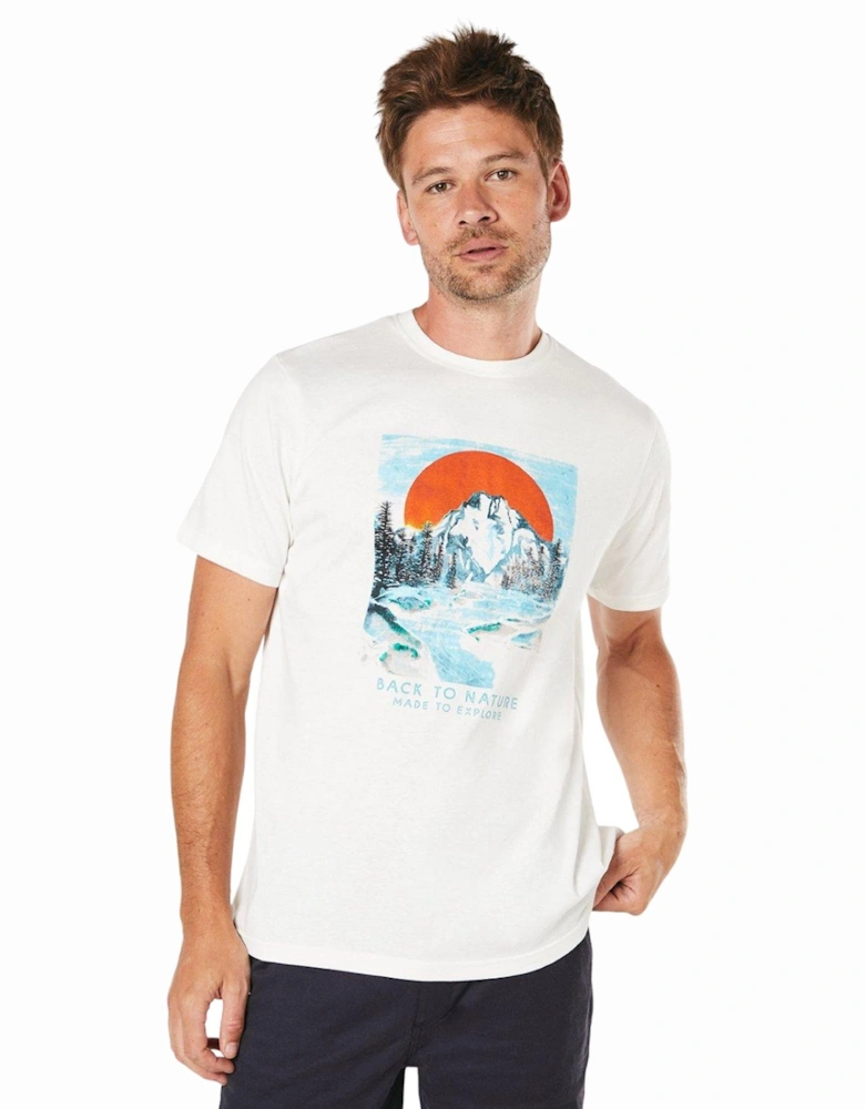 Mens Back To Nature Printed T-Shirt