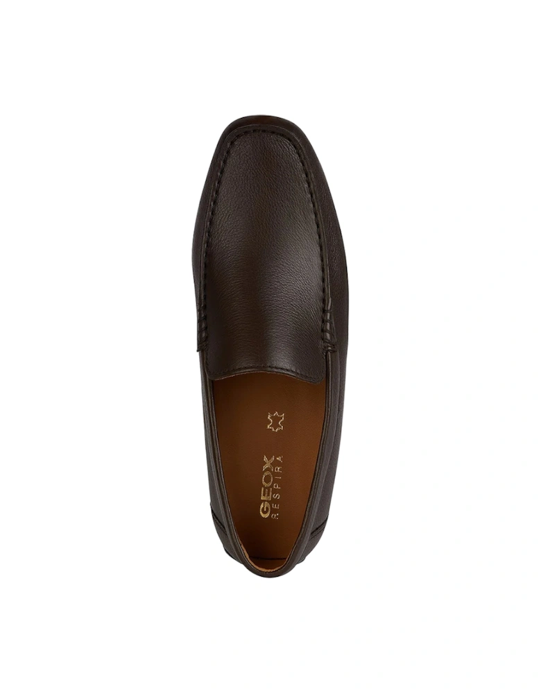 Mens U Kosmopolis Leather Grip Loafers